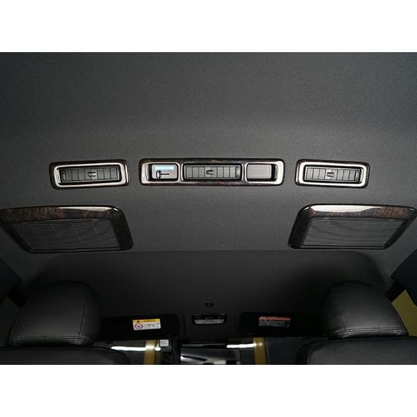 ハイエース 200系 4型 5型 6型 7型 S-GL 標準ボディ インテリアパネル リアエアコンパネル 21P ダークプライム 黒木目マホガニー調 | ハイエース | 07