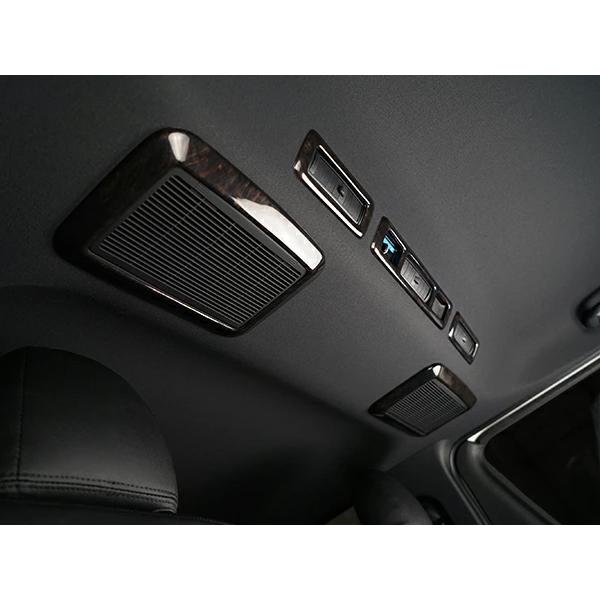 ハイエース 200系 4型 5型 6型 7型 S-GL 標準ボディ インテリアパネル リアエアコンパネル 21P ダークプライム 黒木目マホガニー調 | ハイエース | 08