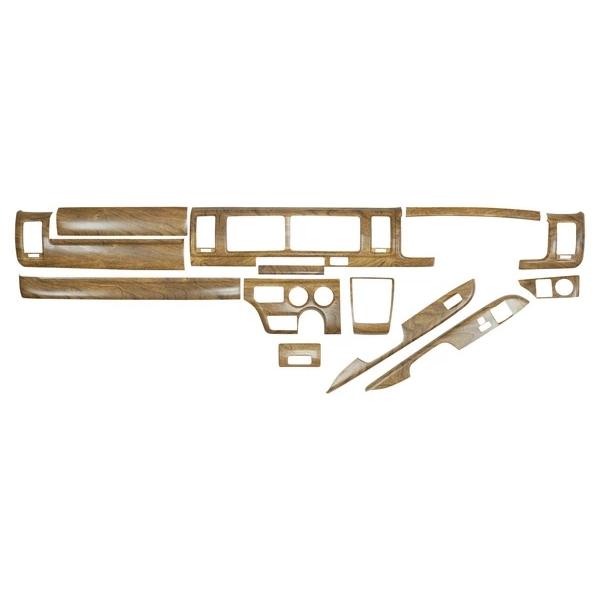 ハイエース 200系 4型 5型 6型 7型 ワイド DX DX/GLパッケージ専用 インテリアパネル 13P ステアリング ガングリップ シフトノブ ナチュラルウッド調 | ハイエース | 02