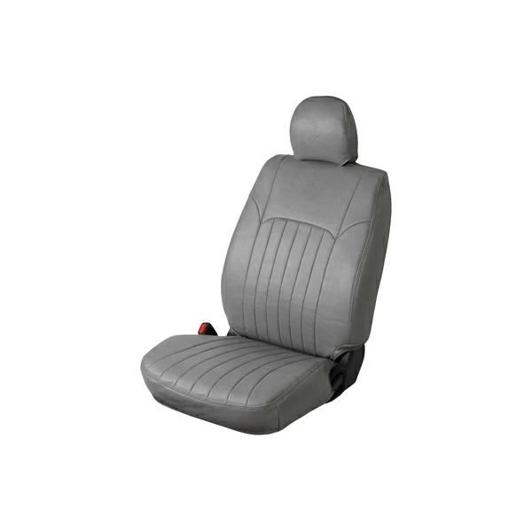 200系 ハイエース S-GL シートカバー フロント/セカンド セット ヴィンテージ グレー レザー 灰色 運転席 助手席 後部座席 | ハイエース | 08