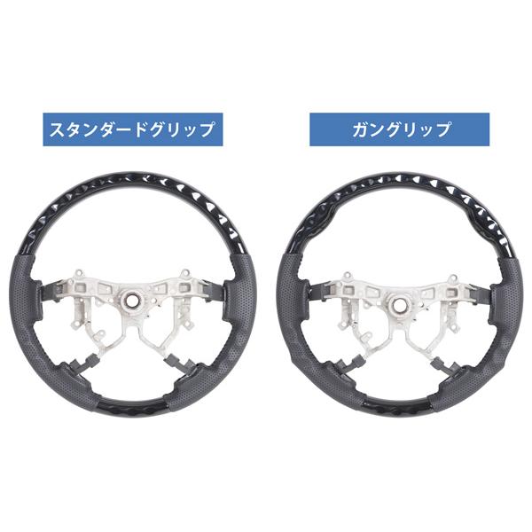 200系 ハイエース 4型 5型 6型 7型 8型 ダークプライムS カーボン調 ステアリング シフトノブ セット | ハイエース | 04