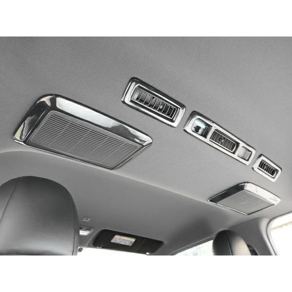 ハイエース 200系 4型 5型 6型 7型 8型 リアエアコン インテリアパネル 5P ダークプライムS カーボン調  標準 ワイド 現行 | ハイエース | 10