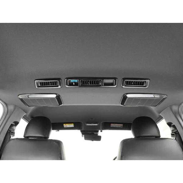 ハイエース 200系 4型 5型 6型 7型 8型 リアエアコン インテリアパネル 5P ダークプライムS カーボン調  標準 ワイド 現行 | ハイエース | 08