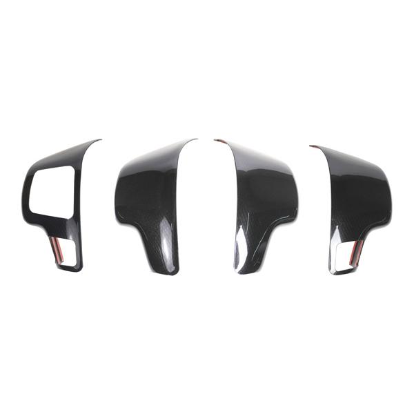 ハイエース 200系 4型 5型 ダークプライムS カーボン調 ステアリングスイッチパネル 4P | ハイエース | 01