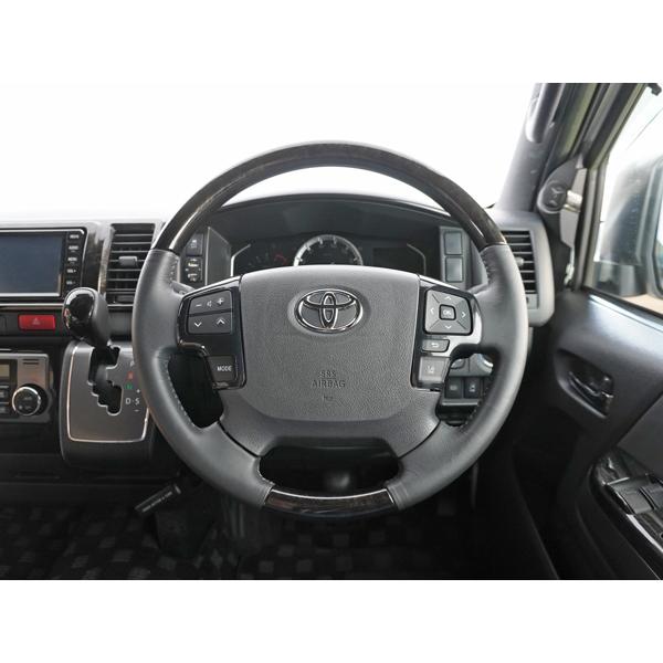 ハイエース 200系 6型 7型 8型 ダークプライムS カーボン調 ステアリングスイッチパネル 3P | ハイエース | 06