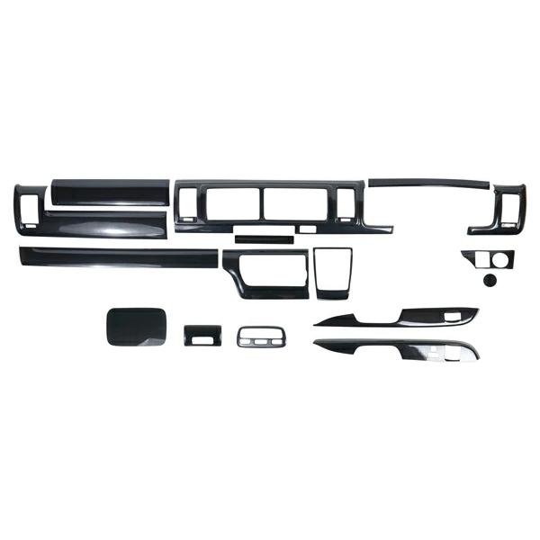 ハイエース 200系 4型 5型 6型 7型 8型 S-GL ダークプライムS カーボン調 インテリアパネル 16P 標準 ワイド 現行 | ハイエース | 13