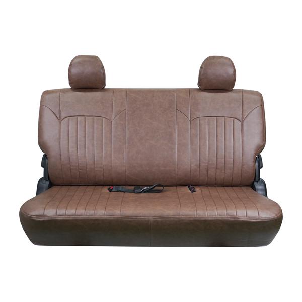 ハイエース 200系 スーパーGL S-GL 専用 1型〜8型対応 レザーシートカバー フロント / セカンド用 (ヴィンテージ ダークブラウン) | ハイエース | 11