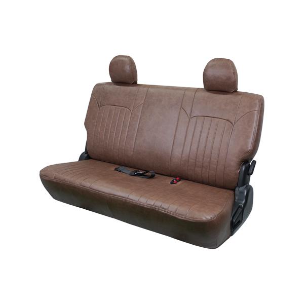 ハイエース 200系 スーパーGL S-GL 専用 1型〜8型対応 レザーシートカバー フロント / セカンド用 (ヴィンテージ ダークブラウン) | ハイエース | 12