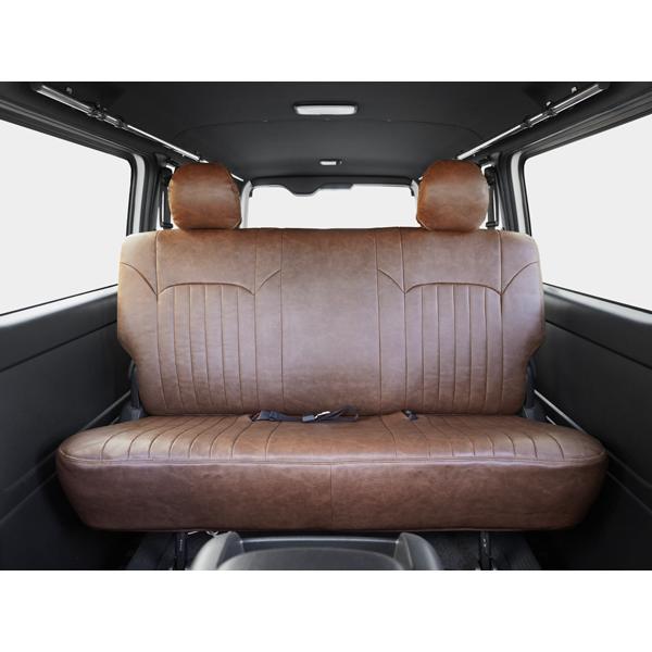 ハイエース 200系 スーパーGL S-GL 専用 1型〜8型対応 レザーシートカバー フロント / セカンド用 (ヴィンテージ ダークブラウン) | ハイエース | 05