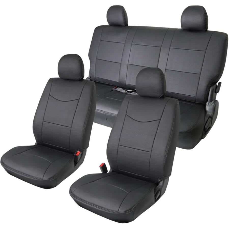 ハイエース 200系 スーパーGL S-GL 専用 9型対応 レザーシートカバー フロント / セカンド用 (パンチングレザー) | ハイエース | 01