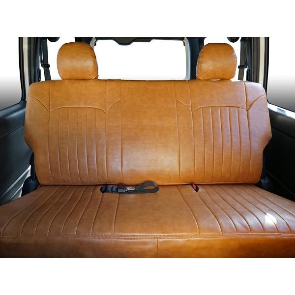 ハイエース 200系 スーパーGL S-GL 専用 9型対応 レザーシートカバー フロント / セカンド用 (ヴィンテージブラウン) | ハイエース | 05