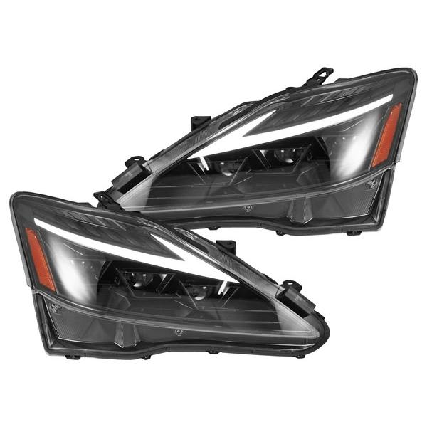 LEXUS レクサス IS250 IS350 ISC GSE20系 30系後期ルック フェイスチェンジKIT (フロントバンパー スピンドルグリル 三眼LEDヘッドライト)◇ | レクサス | 02