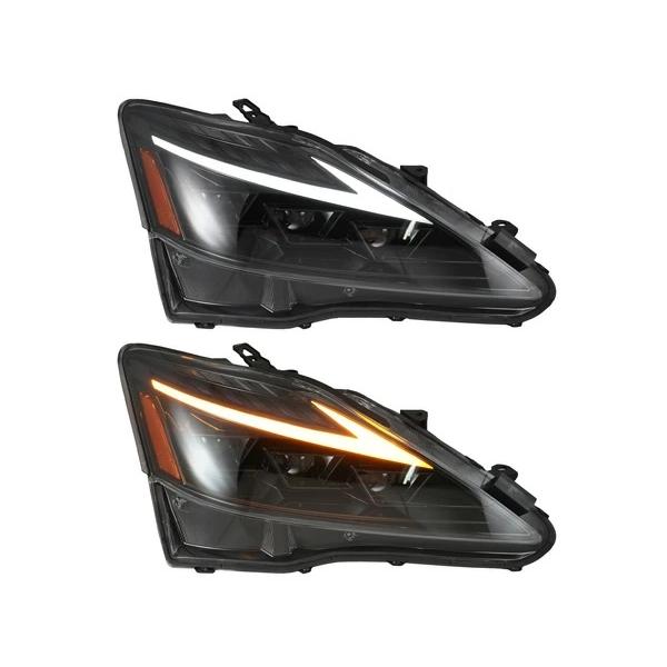 LEXUS レクサス IS250 IS350 ISC GSE20系 30系後期ルック フェイスチェンジKIT (フロントバンパー スピンドルグリル 三眼LEDヘッドライト)◇ | レクサス | 04
