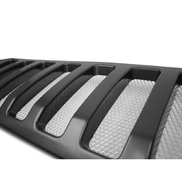 スズキ ジムニー JA12 JA22 JB32 マットブラック メッシュグリル H7.11〜 フロントグリル マークレス フェイス カスタム |  | 03