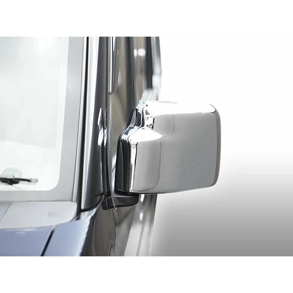 ジムニー JB23W メッキ ドアミラーカバー 6型 7型 8型 9型 H17.10〜H30.6 傷防止 保護 左右 カバー カスタム | ジムニー | 03