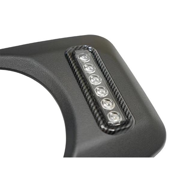 ジムニー JB64W ジムニーシエラ JB74W LEDデイライト LEDウインカー付き カーボン調ダクト フロントグリル ドレスアップ | ジムニー | 03