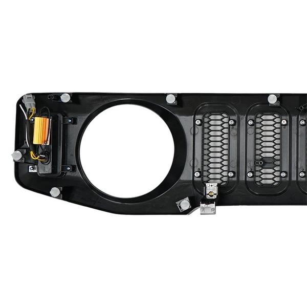 ジムニー JB64W ジムニーシエラ JB74W LEDデイライト LEDウインカー付き カーボン調ダクト フロントグリル ドレスアップ | ジムニー | 07