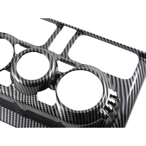 ジムニー JB64W ジムニーシエラ JB74W 専用 3D エアコンスイッチパネル エアコンガーニッシュパネル 1P 綾織カーボン調 | ジムニー | 03
