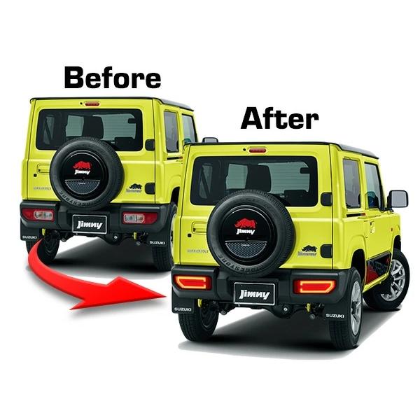 スズキ ジムニー JB64W ジムニーシエラ JB74W オープニングモーション シーケンシャルウインカー LEDテールランプ レッドレンズ | ジムニー | 06