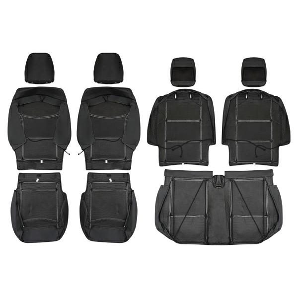 ジムニー JB64W ジムニーシエラ JB74W パンチング レザー シートカバー フロント リア 車検対応 難燃性 専用設計  PVCレザー | ジムニー | 05