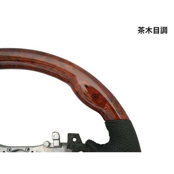 プリウス ZVW 30系 ステアリング ハンドル ガングリップ シフトノブ セット 黒木目調 H21.5〜H27.12 パーツ 前期 後期 | プリウス | 05