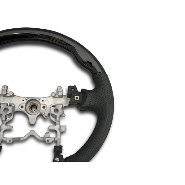 プリウス ZVW 30系 ステアリング ハンドル ガングリップ シフトノブ ピアノブラック 同色SET 前期 後期 カスタム 内装 | プリウス | 03