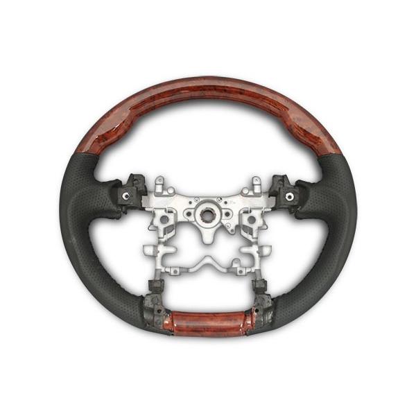 プリウス ZVW 30系 ステアリング ハンドル ガングリップ シフトノブ セット 茶木目調 H21.5〜H27.12 パーツ 前期 後期 | プリウス | 05