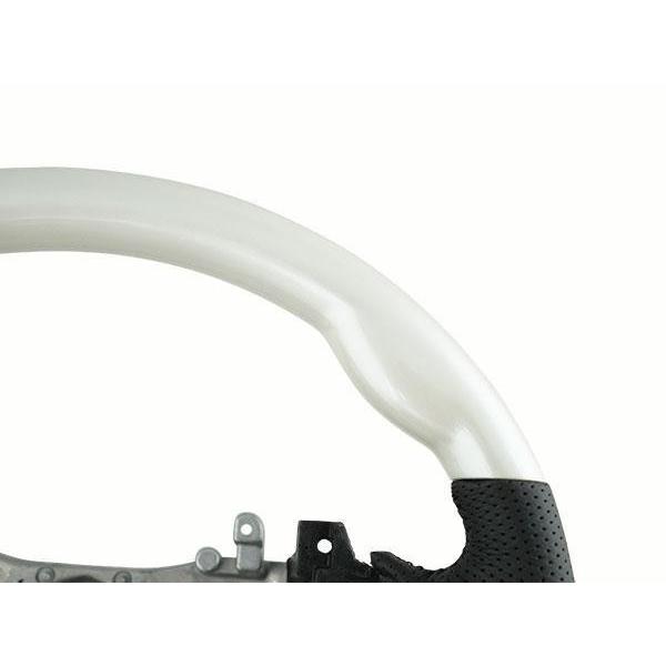 プリウス ZVW 30系 ステアリング ハンドル ガングリップ シフトノブ セット パールホワイト H21.5〜H27.12 | プリウス | 03