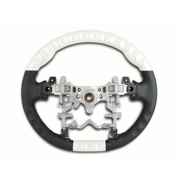 プリウス ZVW 30系 ステアリング ハンドル ガングリップ シフトノブ セット パールホワイト H21.5〜H27.12 | プリウス | 05