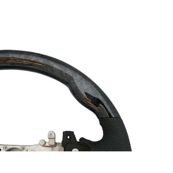 プリウス ZVW 30系 ステアリング ハンドル スタンダードタイプ シフトノブ セット 黒木目調 H21.5〜H27.12 パーツ 前期 後期 | プリウス | 02