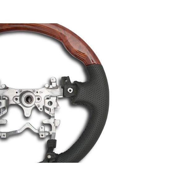 プリウス ZVW 30系 ステアリング ハンドル スタンダードタイプ シフトノブ セット 茶木目調 H21.5〜H27.12 パーツ 前期 後期 | プリウス | 02