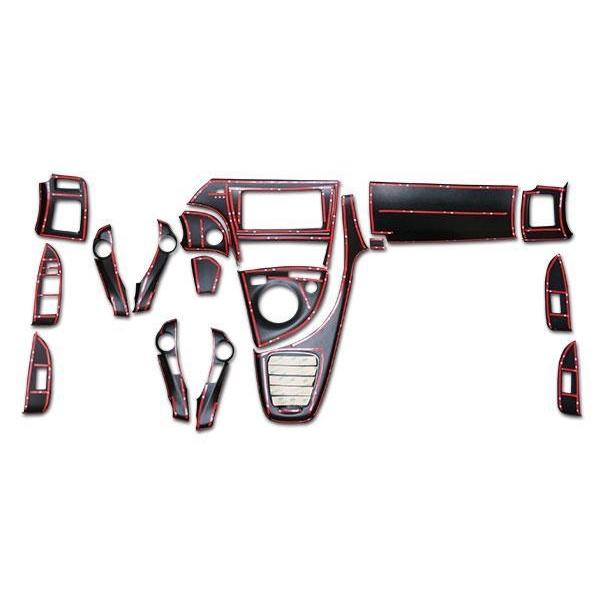 プリウス ZVW 30系 インテリアパネル 19P 3D H21.5〜27.12 ピアノブラック 黒木目調 カーボン調 茶木目調 ホワイトパール | プリウス | 16