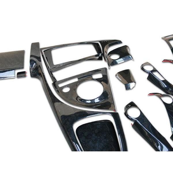 プリウス ZVW 30系 インテリアパネル 19P 3D H21.5〜27.12 ピアノブラック 黒木目調 カーボン調 茶木目調 ホワイトパール | プリウス | 02