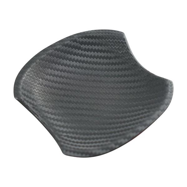 プリウス 50系 ZVW50 ZVW51 ZVW55 ドアハンドル ラバープロテクター ブラック カーボン調 傷防止 ハンドル 保護 | プリウス | 04