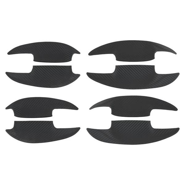 トヨタ プリウス 30系 ZVW30 ZVW35 ドアハンドル ラバープロテクター DUP28 ブラック カーボン調 傷防止 ハンドル 保護 | プリウス | 04