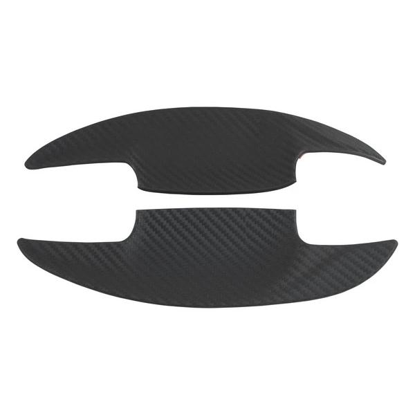 トヨタ プリウス 30系 ZVW30 ZVW35 ドアハンドル ラバープロテクター DUP28 ブラック カーボン調 傷防止 ハンドル 保護 | プリウス | 05