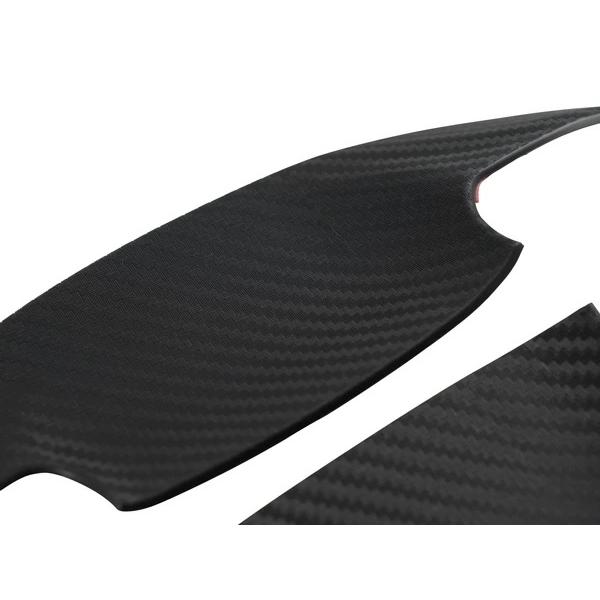 トヨタ プリウス 30系 ZVW30 ZVW35 ドアハンドル ラバープロテクター DUP28 ブラック カーボン調 傷防止 ハンドル 保護 | プリウス | 06