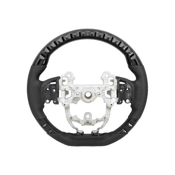 プリウス ZVW50系 前期型 ガングリップ ステアリング インテリアパネル 13P セット ピアノブラック ハンドル 内装 インパネ | プリウス | 08