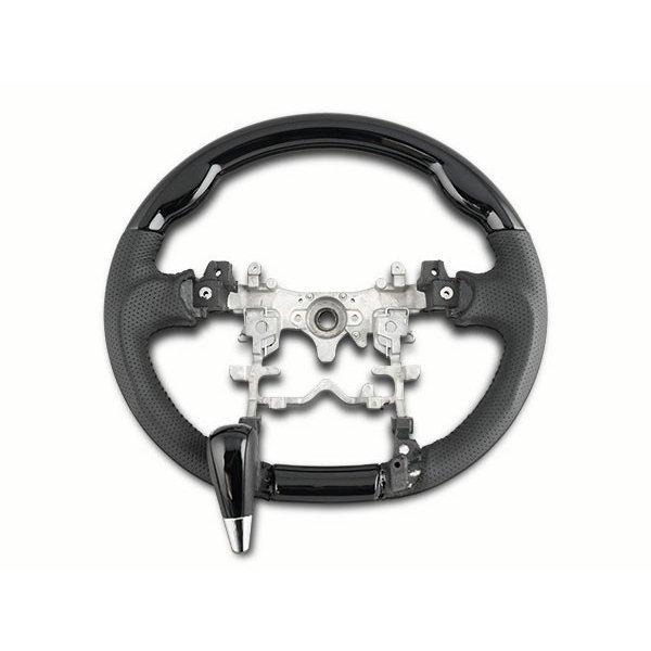 アクア NHP10系 ステアリング ハンドル  シフトノブ セット グリップ/カラー選択 H23.12〜 ハンドル ピアノブラック 木目 | アクア | 03