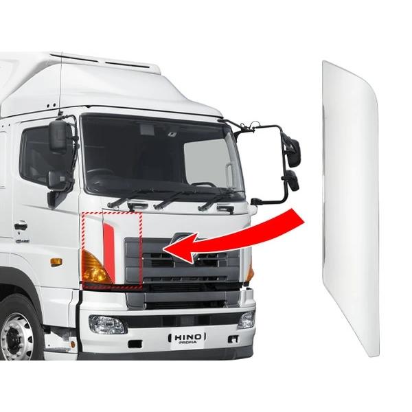 日野 グランドプロフィア NEWプロフィア メッキ フロントサイドパネル 左右セット | 日野自動車 | 04