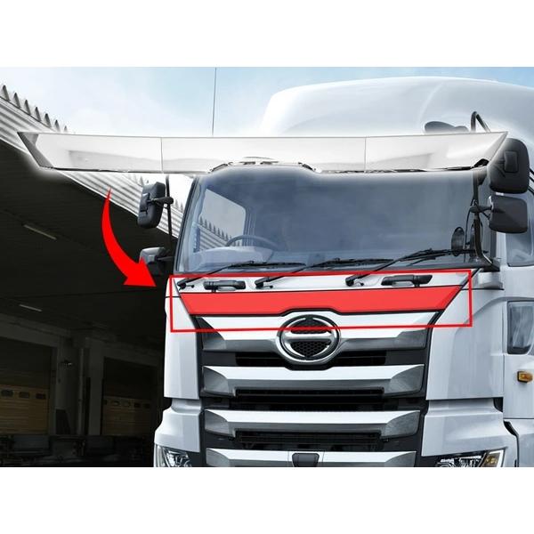 日野 17プロフィア メッキ ドアガーニッシュ ワイパーパネル フロントリッドカバー セット | 日野自動車 | 10