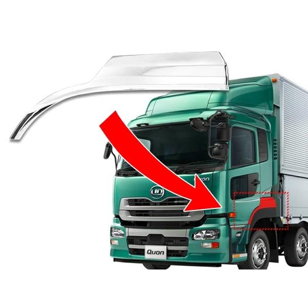 日産UD クオン パーフェクトクオン メッキ フェンダーパネル 左右セット H17.1〜 | 日産 | 04