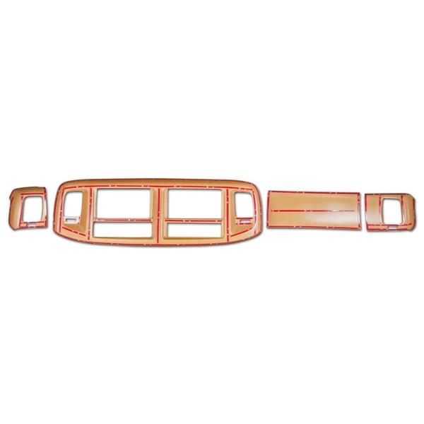 日野 レンジャー プロ エアループ 標準ボディ ワイドボディ フロント用 インテリアパネル 4P 茶木目調 H14.1〜H29.4 |  | 04