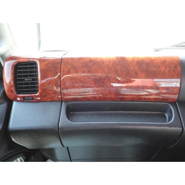 日野 レンジャー プロ エアループ 標準ボディ ワイドボディ フロント用 インテリアパネル 4P 茶木目調 H14.1〜H29.4 |  | 05