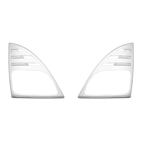 日野 レンジャープロ 標準 ワイド メッキ コーナーレンズカバー ウインカーレンズカバー 左右セット H14.1〜H29.3 |  | 01