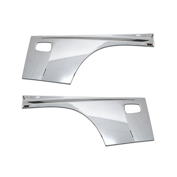 日野 レンジャープロ 標準 ワイド メッキ ドアガーニッシュ 左右セット