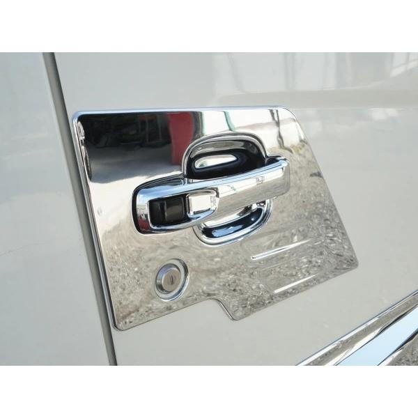 日野 レンジャープロ 標準 / ワイド メッキ ドアハンドルプロテクター ドアハンドルガーニッシュ 6Pセット H14.1〜H29.3 |  | 07