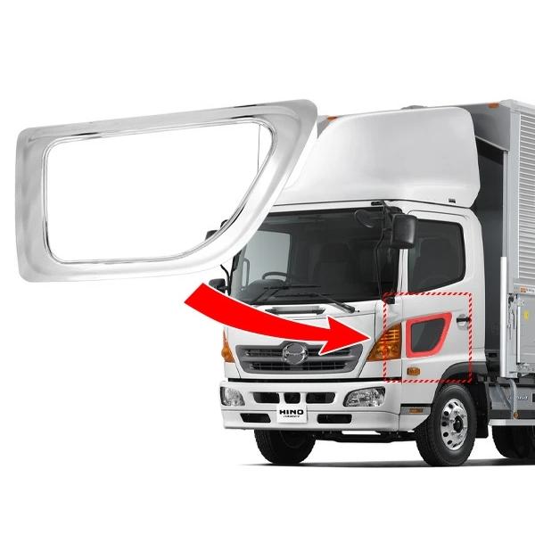 レンジャープロ エアループレンジャー メッキ ナビウインドウガーニッシュ 日野 H14.1〜H29.3 | 日野自動車 | 03