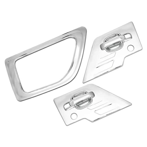 レンジャープロ 標準 / ワイド メッキ ドアハンドルプロテクター ドアハンドルガーニッシュ ナビウインドウガーニッシュ 日野 セット | 日野自動車 | 01