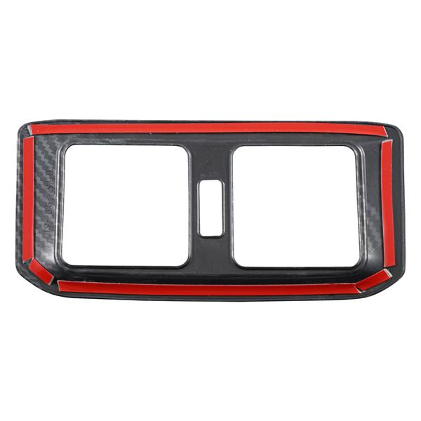 トヨタ RAV4 50系 リアエアコン 吹き出し口 カバー 綾織カーボン調 1P | RAV4 | 03